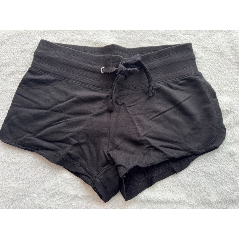 Ever Hottie Apparel Kids Small Black Cotton Drawstring Dolphin Shorts‎ 61962